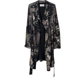 Aritizia Babaton Multicolor Duster Trench Sz XS